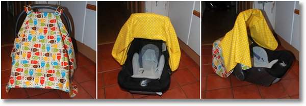 Car seat canopy