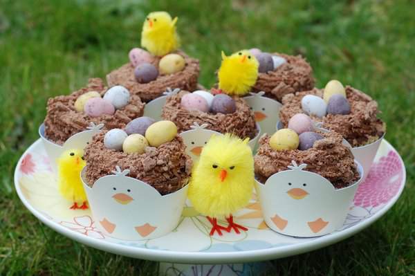 Chick's Nest Cupcakes