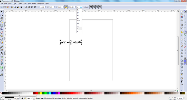 Inkscape Text 4