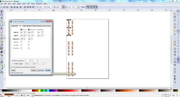 Inkscape Text 6