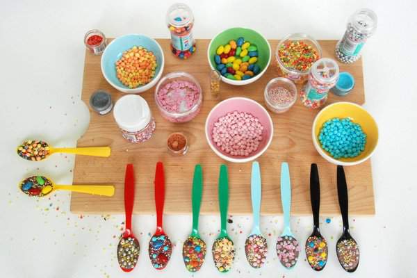 Sprinkles and spoons