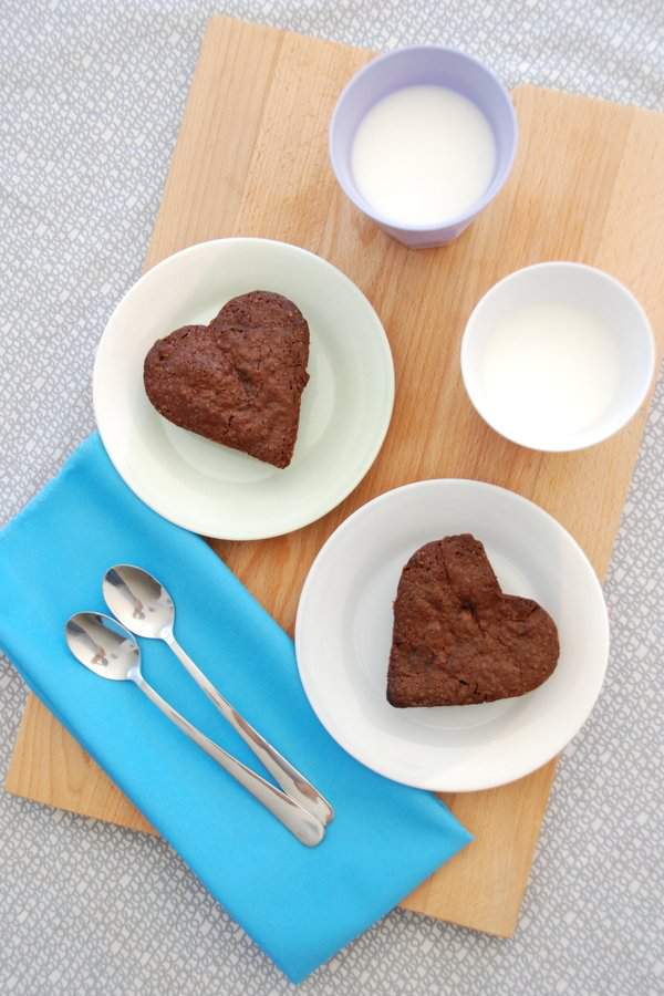 Baked Brownie Hearts 2