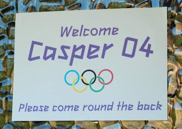 Casper 04 front door sign