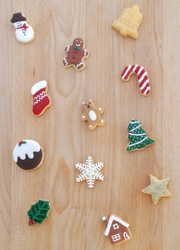 Mini Christmas Cookies for Advent Calendar 3
