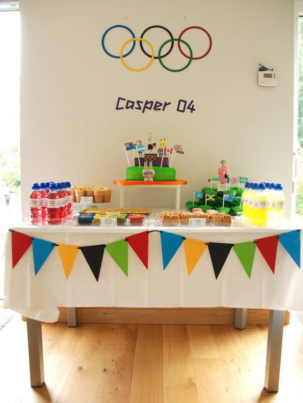 Olympic Dessert Table