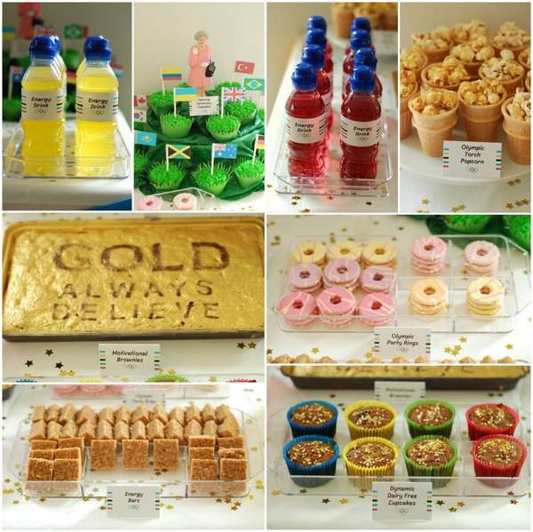 Olympic Party - Food Collage