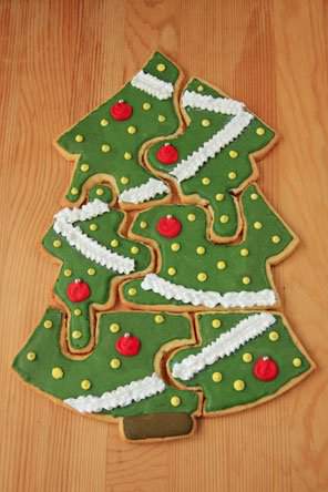 Christmas Tree Cookie Puzzle