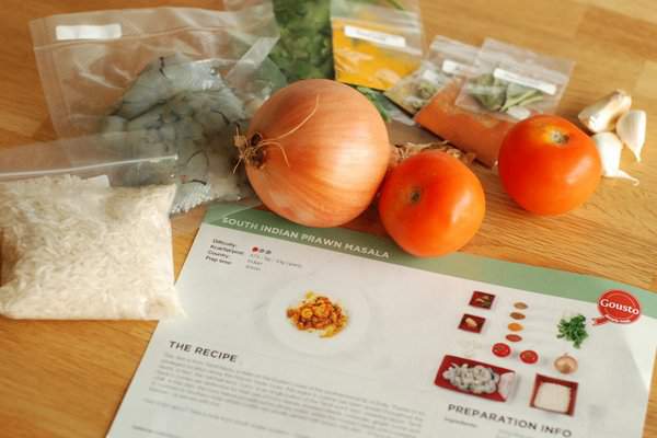 South Indian Prawn Masala Ingredients