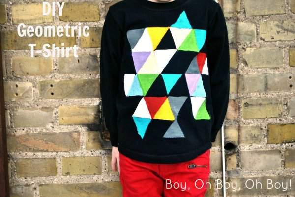 DIY Geometric T-shirt