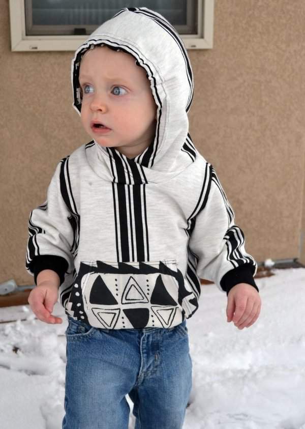 Ebony and Ivory Hoodie