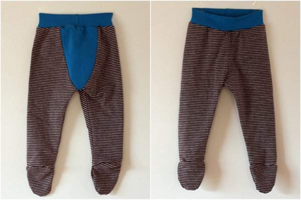Fancy Pants Leggings with feet by Abby from Things for Boys