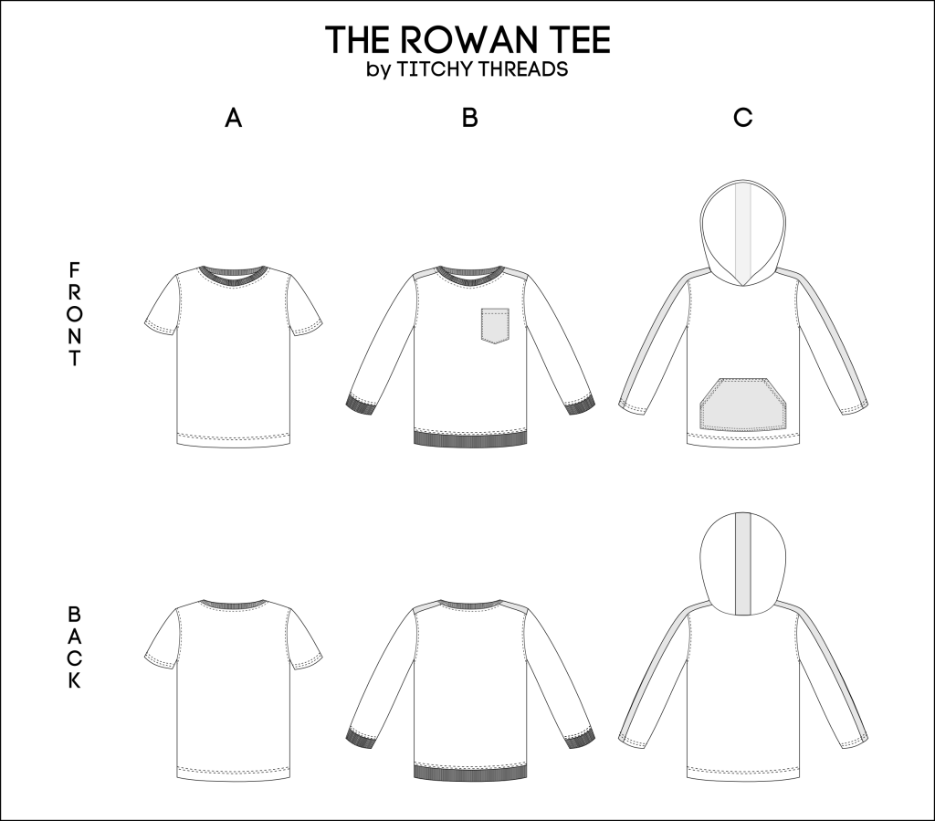 Rowan Tee Options