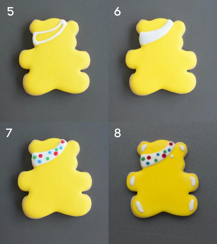 Pudsey tutorial steps 5 to 8