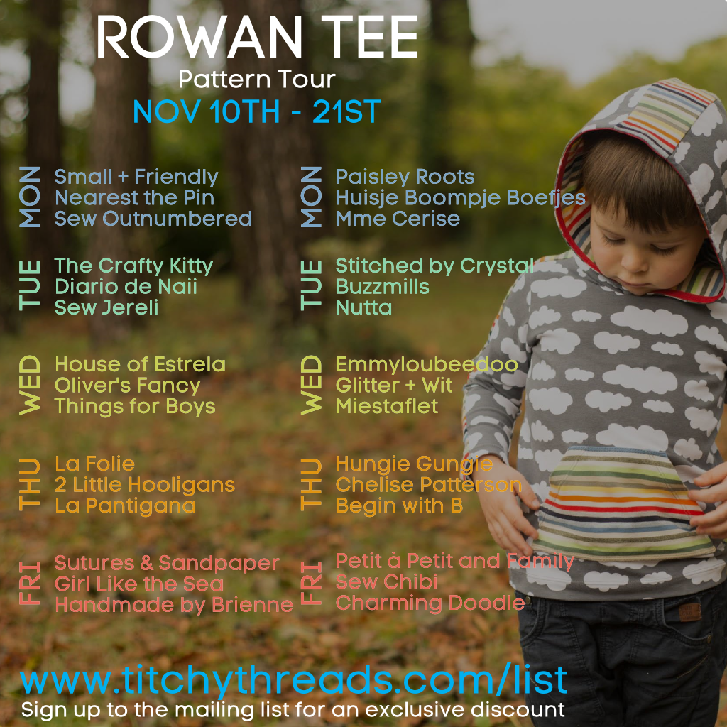 Rowan Tee Pattern Tour Guests