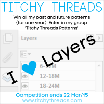 I ♥ Layers competition from Titchy Threads 
