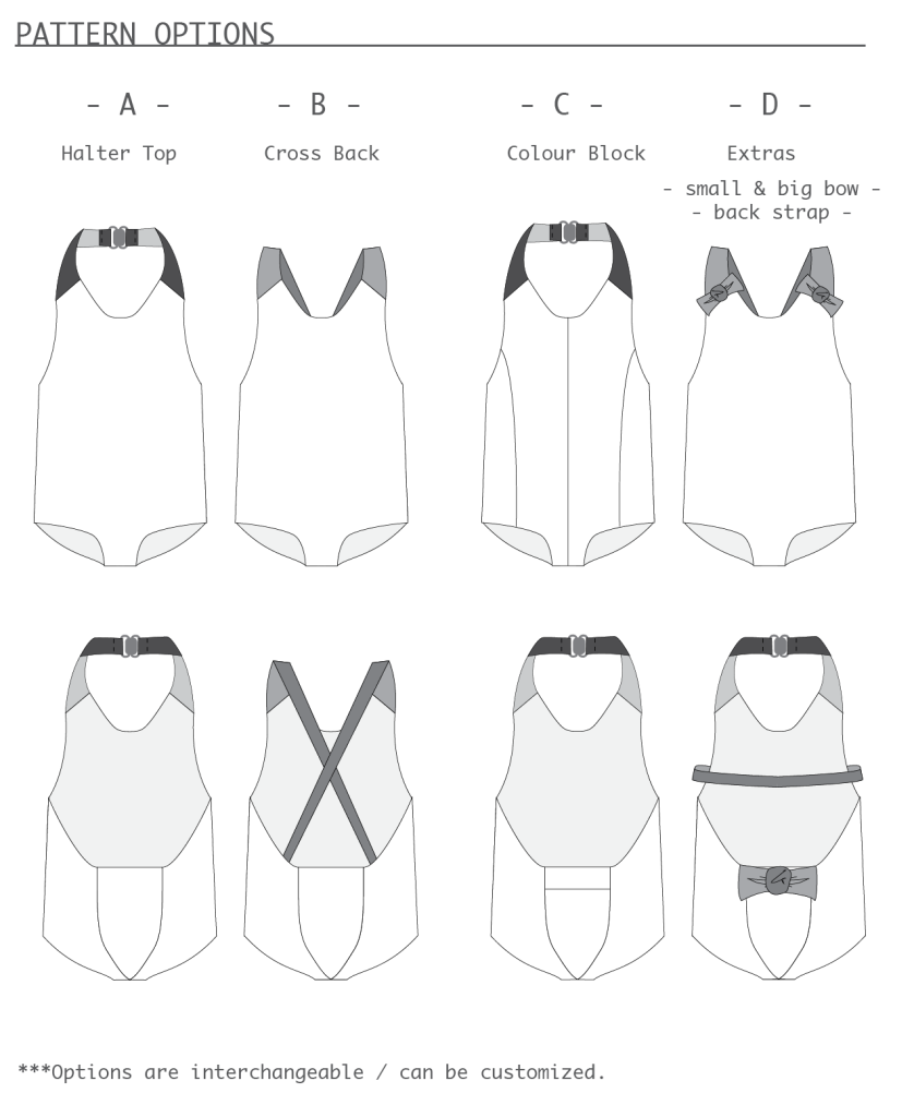 Azur Reversible Swimsuit - options