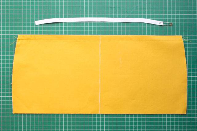 Elasticated pocket tutorial - step 5a