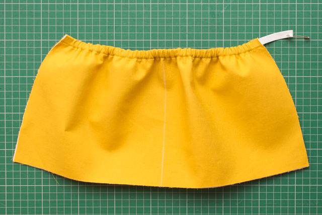 Elasticated pocket tutorial - step 5b