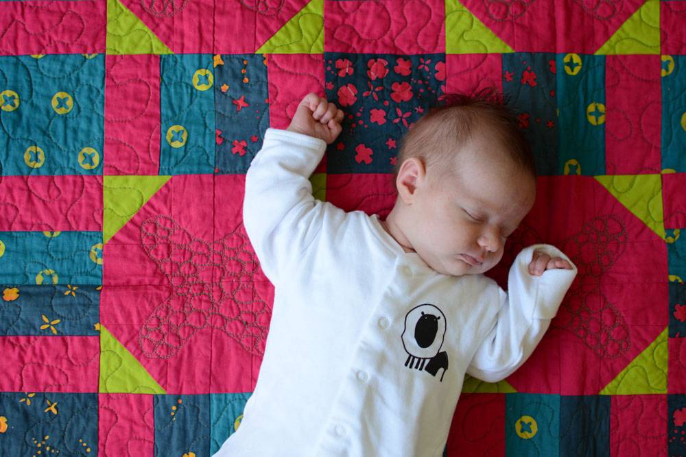 Quilt front by Abby of Things for Boys