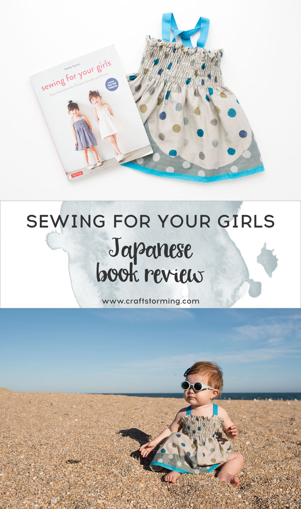 A great book review of 'Sewing for your girls' Japanese sewing book by Tuttle publishing.