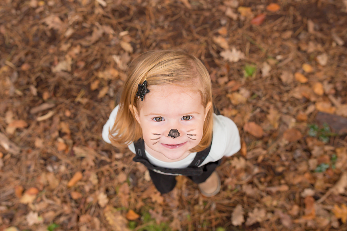 Black cat pinafore costume