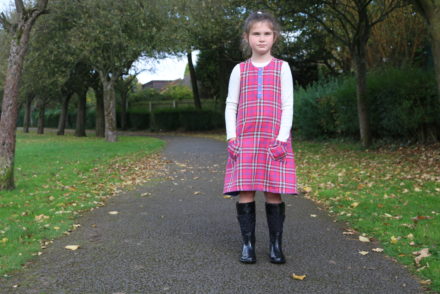 Autumnal Rushbrook Dress by Sew Many Adventures