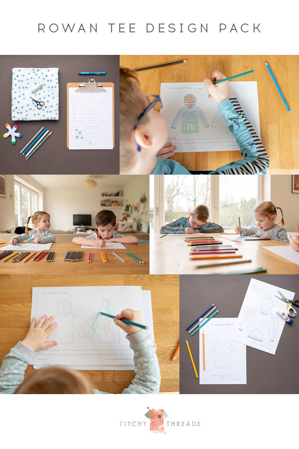 Rowan Tee Design Pack collage